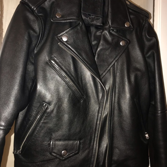 Levi’s Leather Moto Jacket - Picture 5 of 7